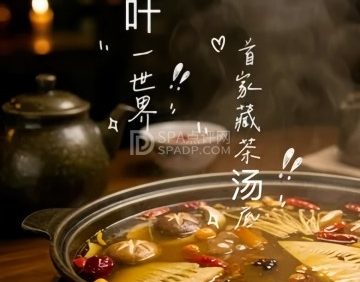 一叶一世界藏茶素火锅