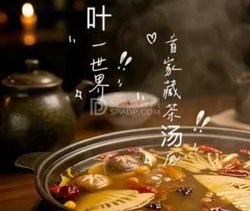 一叶一世界藏茶素火锅