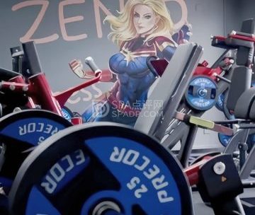 肌器猫健身铁馆