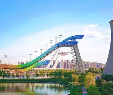 首钢大跳台顽酷心跳塔