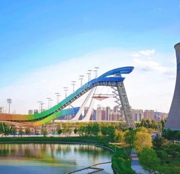 首钢大跳台顽酷心跳塔